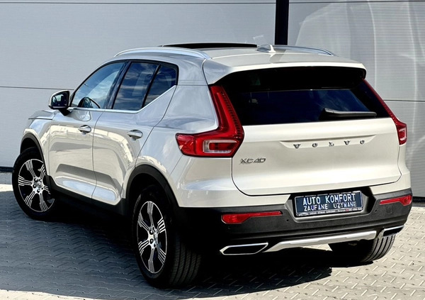 Volvo XC 40 cena 108999 przebieg: 189856, rok produkcji 2019 z Międzylesie małe 781